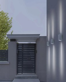 Aplica de perete exterior ambientala IP54 RIMINI 1 SQUARE BK