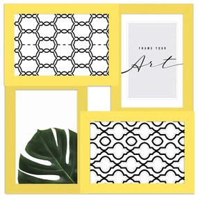 Ramă foto galbenă de agățat 27x27 cm – knor