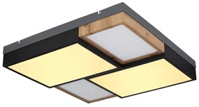 Globo 67286-50 - Plafonieră LED GUNDI LED/50W/230V maro/negru