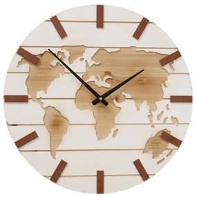 Ceas de perete din lemn, Ø 50 cm
