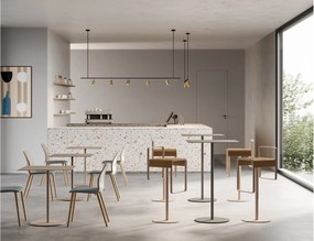 Kyro lemn masiv Stool – Taburet pivotant