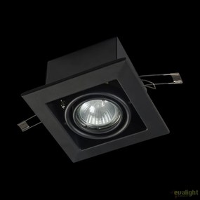 Spot incastrabil pentru tavan fals, Metal negru MYDL008-2-01-B