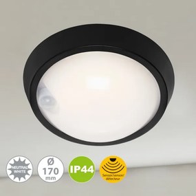 Corp de iluminat LED de exterior cu senzor HELSINKI LED/12W/230V IP44 Briloner 3352-015