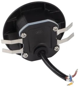 Kanlux 39124 - Lampă LED pentru trepte EXIN cu senzor, 2,5W/230V, 3000K, IP65, negru, rotund