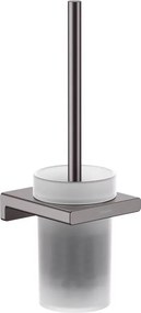 Perie WC Hansgrohe AddStoris negru - crom periat