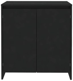 Servanta, negru, 70x40x73,5 cm, PAL 1, Negru