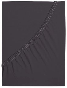 Cearceaf jersey pentru patut copiii EXCLUSIVE 60x120 cm antracit
