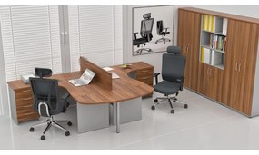 Set mobila birou Visio LUX 3, stejar