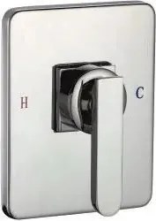 Baterie dus incastrata Inter Ceramic crom lucios cu corp ingropat