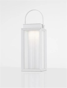 Lampa LED solara portabila iluminat exterior decorativ VERHAAL alba