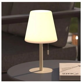 Lampă LED RGBW reîncărcabilă de masă de exterior Atmosphera ZACK LED/3,7V IP44 bej