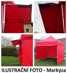 Cort de petrecere în grădină PROFI STEEL 3 x 3 m-violet