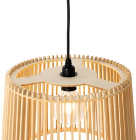 Lampă suspendată rustică de exterior din lemn IP44 - Jayla