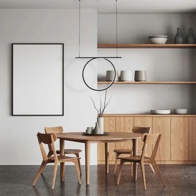 Lustră LED suspendată pe cablu ODETTA LED/30W/230V 4000K negru