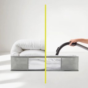 Cutie de depozitare sub pat, din plastic cu vacuum 60x45x15 cm – Homéa