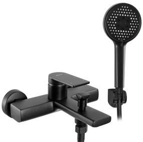 Rea Verso baterie cada-dus perete negru REA-B7903