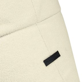 Fotoliu bean bag crem cu tapițerie din țesătură bouclé Razzmatazz – SLOWDOWN