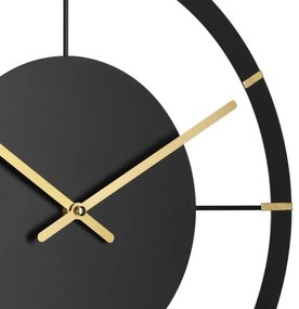 Ceas de perete Eglo 425515 OKAZAKI 1xAA d. 40 cm negru/auriu