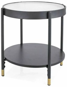 Măsuță de cafea Madone A, alb / negru