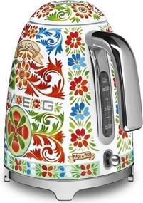 Cana electrica SMEG Dolce & Gabbana KLF03DGEU, 2400 W, 1,7 l, Baza rotativa la 360°, Finisaj lucios, Multicolor