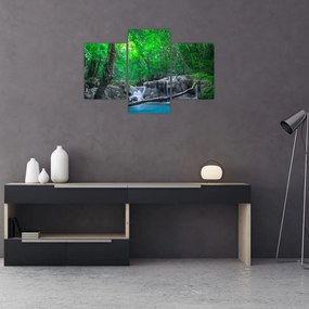 Tablou - Cascada Erawan, Kanchanaburi, Thailanda (90x60 cm)