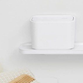 Cos de gunoi mini Brabantia MindSet 1005689, Acoperire minerala, Capac pivotant, Alb