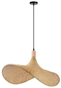 Lustră pe cablu Immax 08289L SOMBRERO 1xE27/40W/230V d. 70 cm ratan
