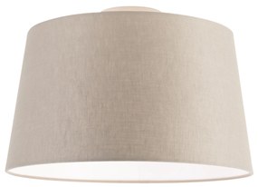 Plafoniera moderna cu nuanta taupe 35 cm - Combi