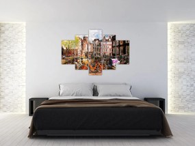 Tablou - Amsterdam, pictură (150x105 cm)