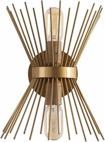 Aplica KIRPI 3092, auriu, metal, 23x16x33 cm