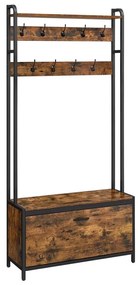 Cuier de podea NAVOR, maro/negru