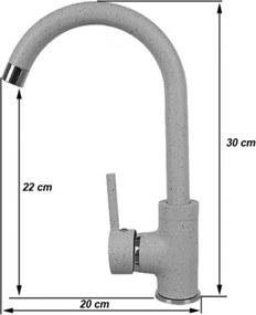 Robinet de chiuvetă Noril negru