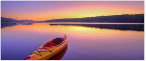 Tablou - Kayak pe lac (120x50 cm)