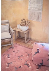 Covor pentru copii roz lavabil/țesut manual din bumbac 140x210 cm English Garden Ash Rose – Lorena Canals