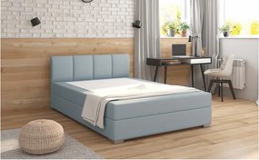 Pat boxspring 140x200, mentă, RIANA KOMFORT