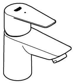 GROHE 32861001 - Baterie monocomandă BAUEDGE 131 mm, crom lucios