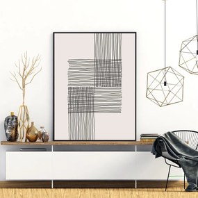 Poster - Abstracție pictată (A4)