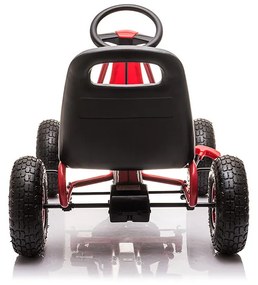 Pedal go-kart roșu