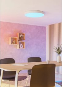 Eglo 901908-LED GALLIZZI-Z Plafonieră LED RGBW, dimabilă, 36,5W/230V, Ø69 cm, albă