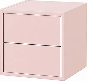 Boxie 2 sertare dulap de perete 40x40x37 cm roz