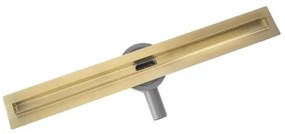 REA-G2714 - Canal de scurgere NEOX SLIM 70 cm, oțel inoxidabil – finisaj auriu periat