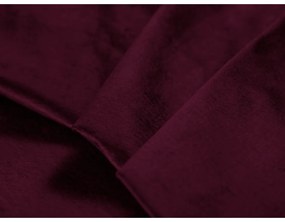 Canapea extensibila din catifea Milo Casa Luca, roșu închis