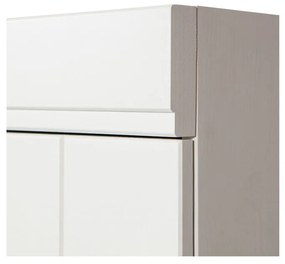 Șifonier alb din lemn de pin 77x175 cm Connect – WOOOD