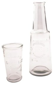 Carafă din sticlă cu pahar Dakls, 800 ml