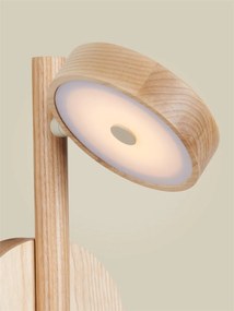 Aplica de perete LED din lemn de frasin natur Okinawa