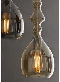 Redo 01-2938 - Lustră pe cablu AMBIX 1xE27/42W/230V, Ø 18 cm, gri