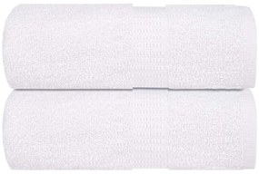 vidaXL Prosoape pentru oaspeți 2 buc Alb 30x50 cm 360 g/m² 100% bumbac