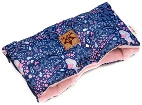 Baby Nellys Manșon pentru cărucior Vulpe PREMIUM, granat