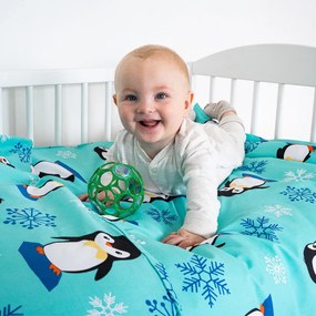 Lenjerie de pat din bumbac pentru copii 4Home Arctic Friends, 100 x 135 cm, 40 x 60 cm, 100 x 135 cm, 40 x 60 cm