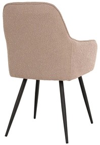 Scaun de dining Harbo bej-negru